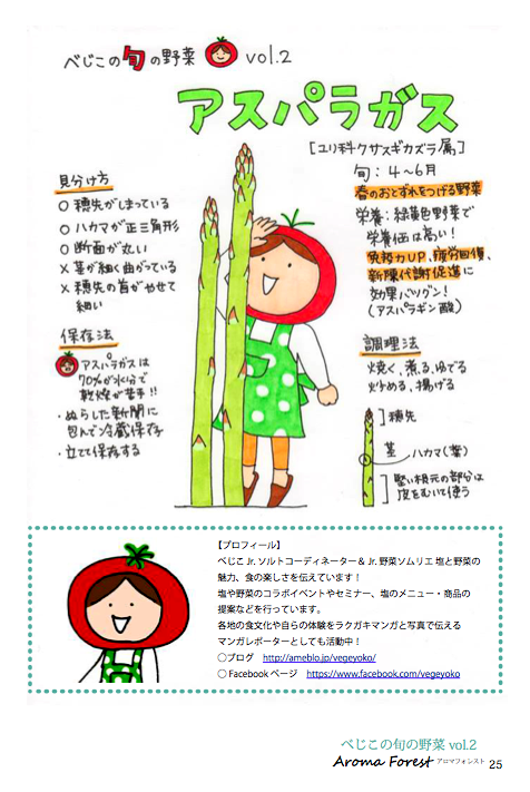 野菜イラストコラム イラストレーター 漫画家 べじこ